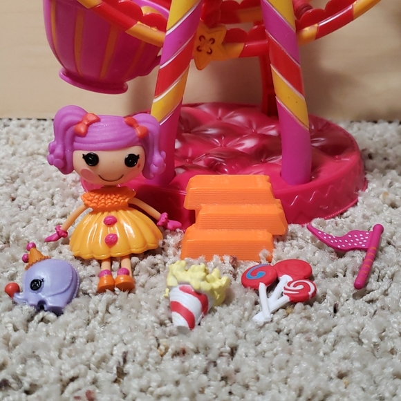 RARE Mini Lalaloopsy Peanuts Big Top Spinning Ferris Wheel - Picture 9 of 9